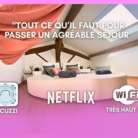 Suite Romantique DRØM avec Spa Privatif et Climatisation Appartement *